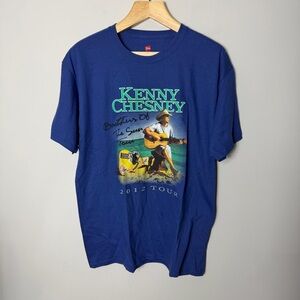 Kenny chesney 2012 tour Tee shirt Short sleeve unisex size large *9